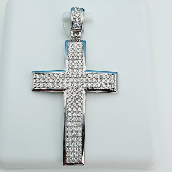 "925 Sterling Silver Cubic Zirconia Pendant, UU1P6A6029 - Picture 3 of 8